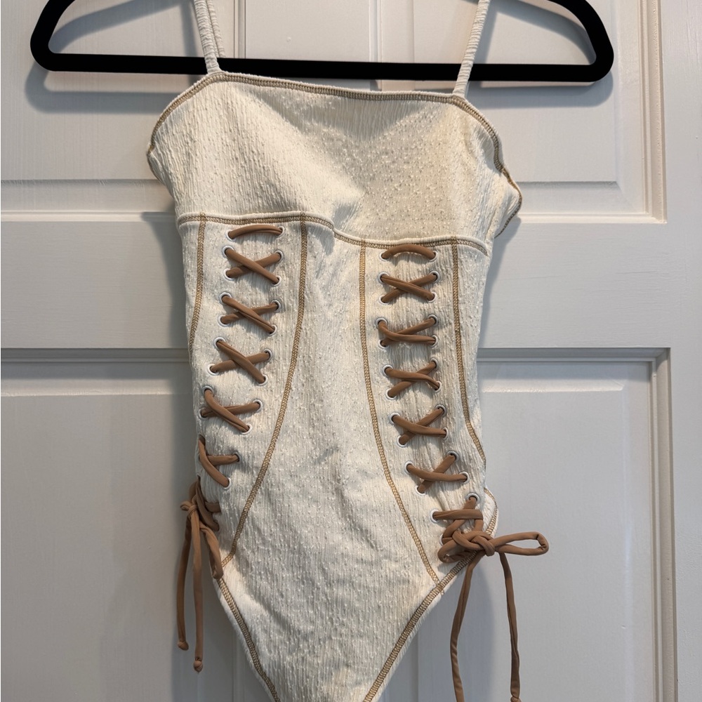 Frankie’s Bikinis Kylee Crinkle One Piece - Picture 3 of 5